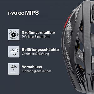 Шлем Uvex i-vo cc MIPS, характеристики, цвет synthetic.ua - Фото 1