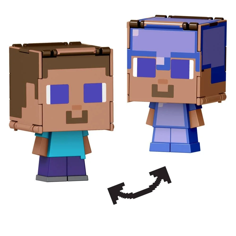 Фігурка Mattel Minecraft Flippin' Figs 3,75 дюйма 2-в-1, фото №6