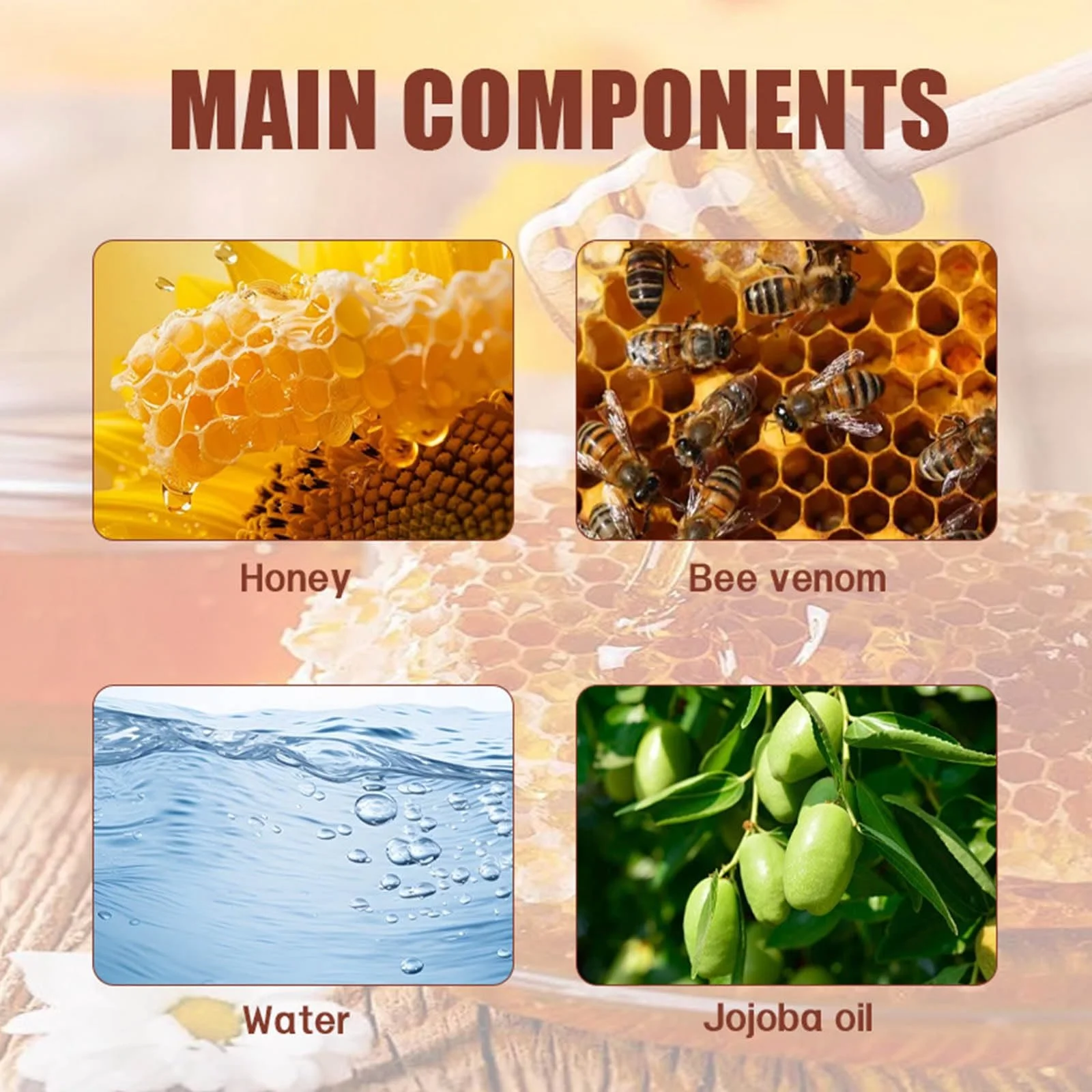 Восстанавливающий крем для ног и рук Bee Poison Repair Cream от трещин и сухости с пчелиным ядом, фото №6 Восстанавливающий крем для ног и рук Bee Poison Repair Cream от трещин и сухости с пчелиным ядом, фото №6