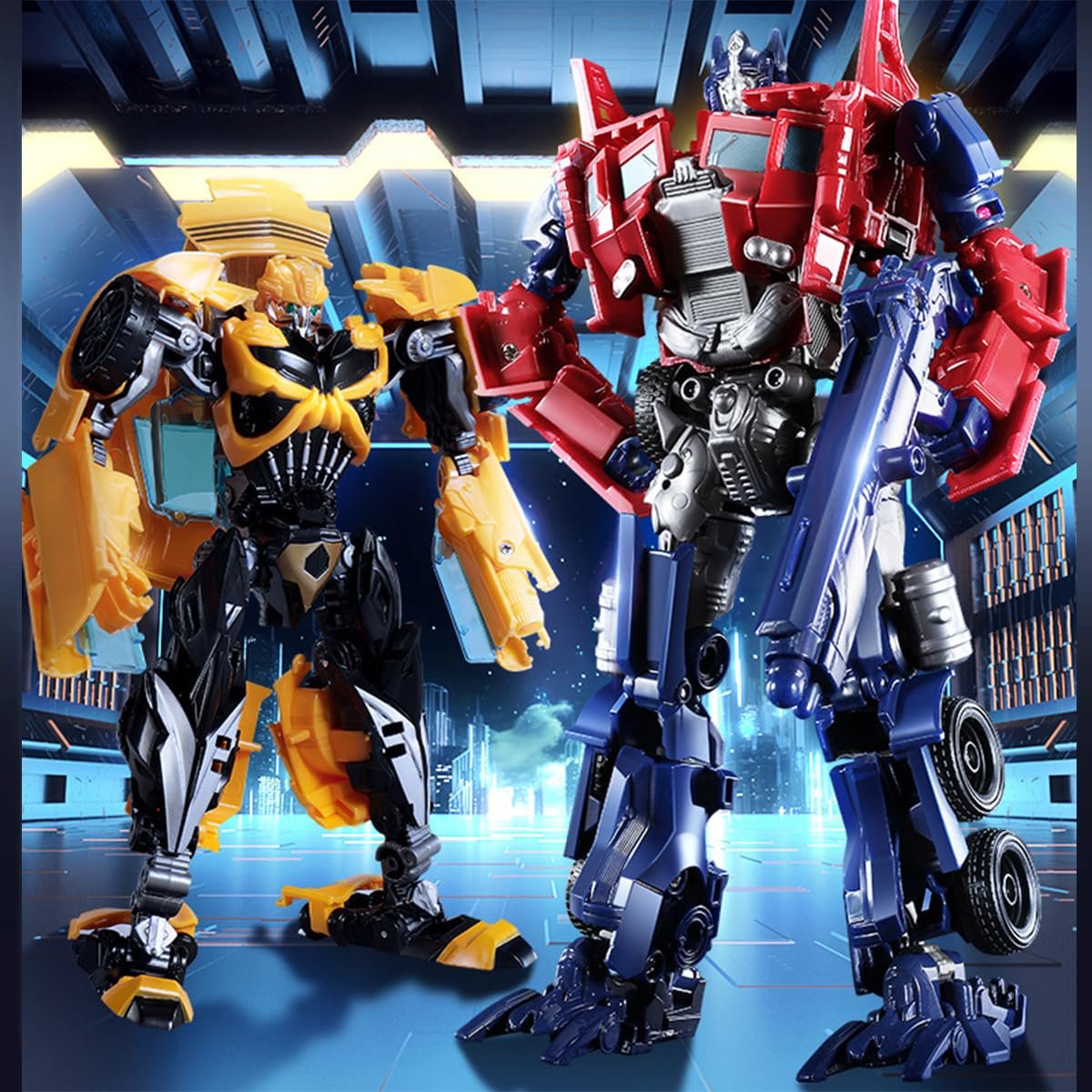Трансформер Doyomtoy, робот, Bumblebee, Sky Warrior, Wire Rope Warrior, Optimus Prime, фото №5