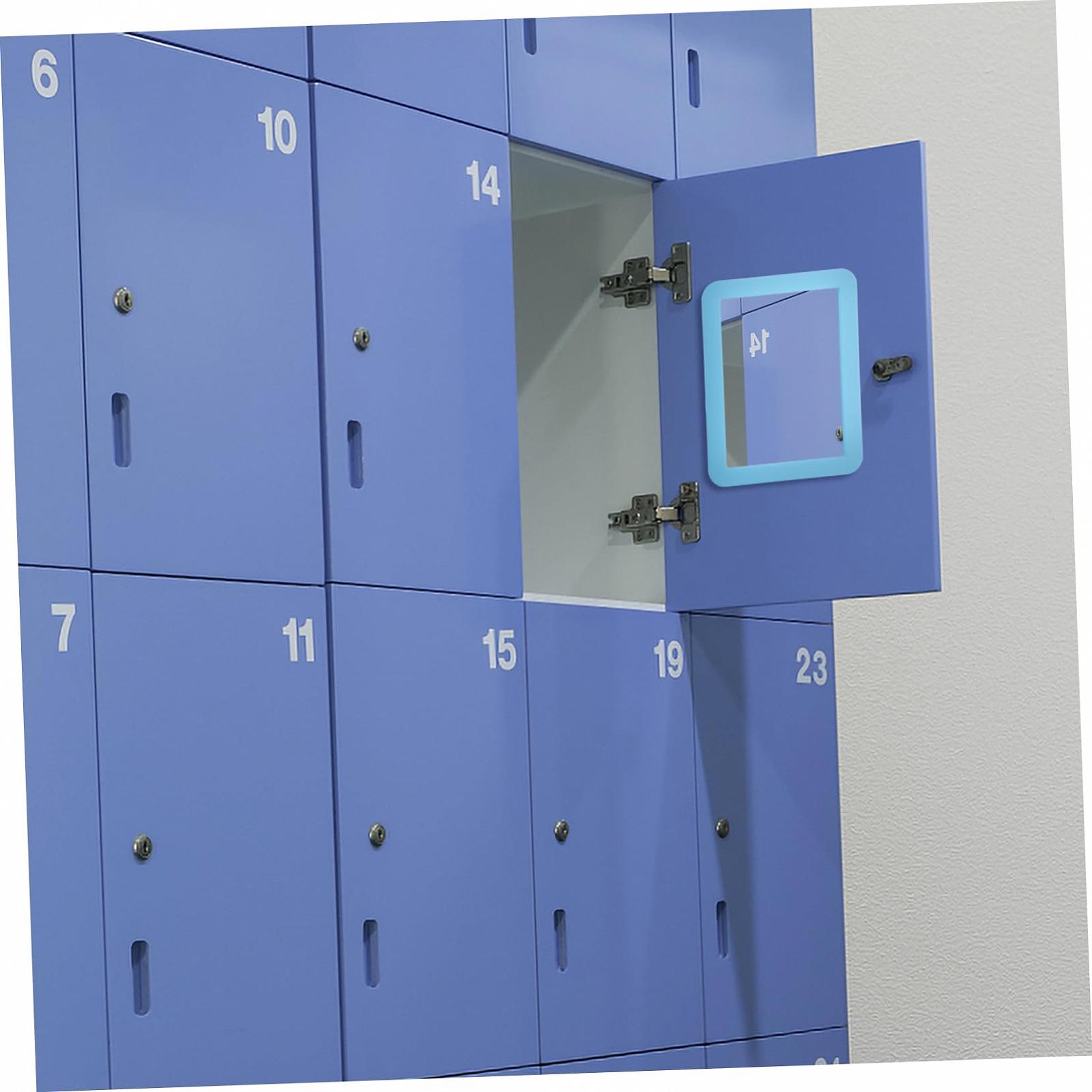 Дзеркало Angoily Vanity Mirror Mini Fridge Magnetic Mirror Набір скляних магнітних дзеркал для холодильника кольорове, фото №5 Дзеркало Angoily Vanity Mirror Mini Fridge Magnetic Mirror Набір скляних магнітних дзеркал для холодильника кольорове, фото №5