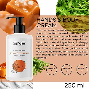 Крем SNB Professional для рук и тела Соленая карамель и экстракт руколы, 250 мл synthetic.ua - Фото 1