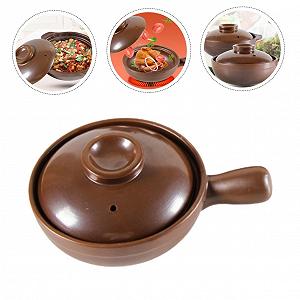 Кастрюля керамическая с крышкой термостойкая антипригарная synthetic.ua - Фото 1