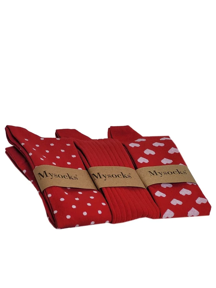 Женские гольфы Mysocks 3 пары Разные узоры Подарочная коробка KHV0100-GIFT, фото №3 Женские гольфы Mysocks 3 пары Разные узоры Подарочная коробка KHV0100-GIFT, фото №3