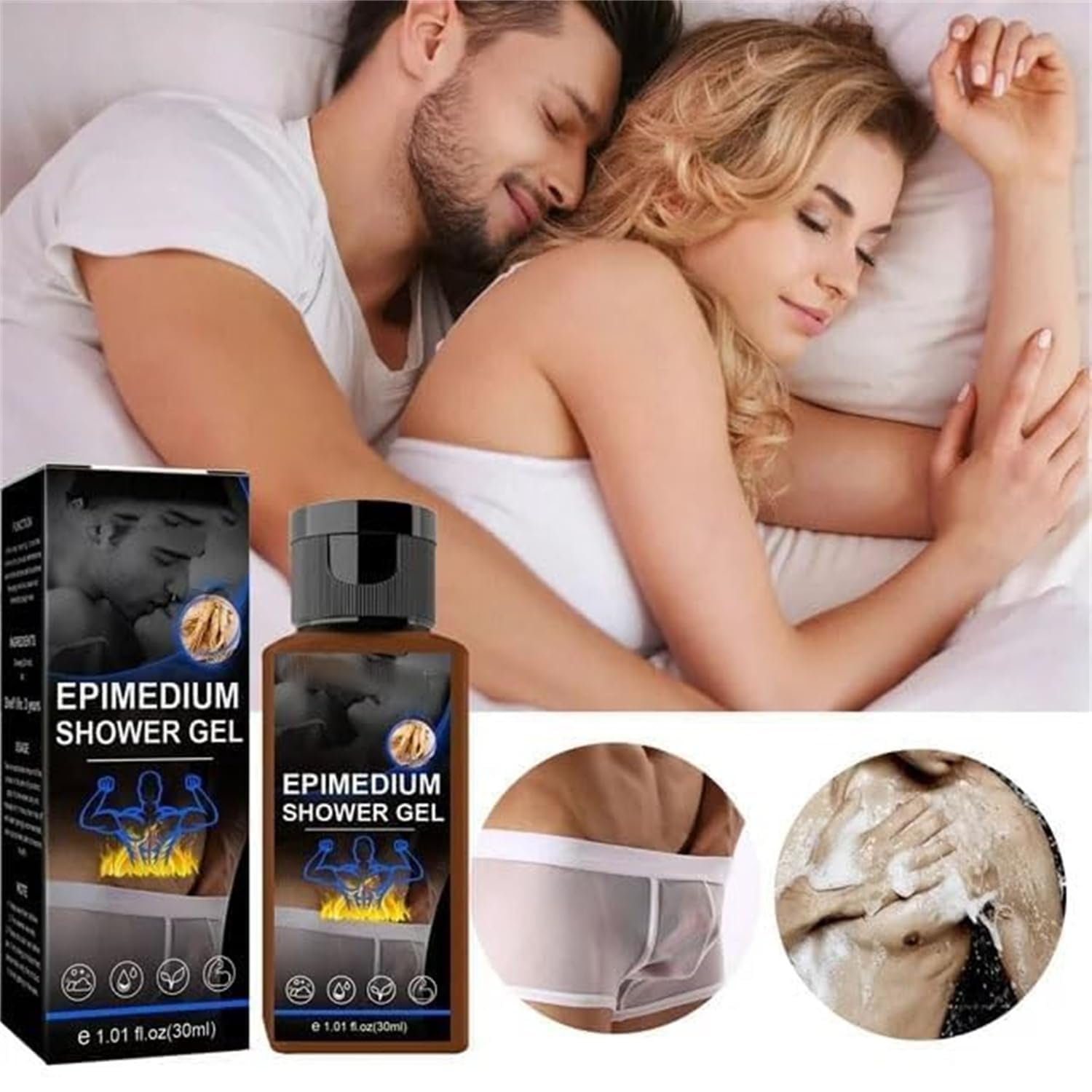 Чоловічий гель для душу Seurico Epimedium 2 шт., фото №2