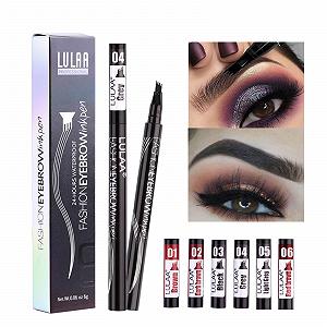 Карандаш для бровей 3D Водостойкий Тату карандаш 4-Вилочный Кончик Серый synthetic.ua - Фото 1