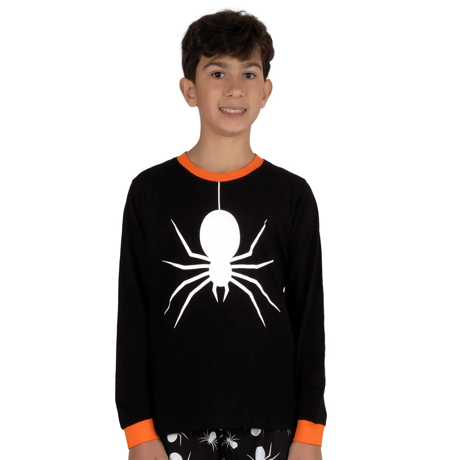 Піжама для хлопчиків NOROZE Піжама на Хелловін Гарбуз Павук, фото №3