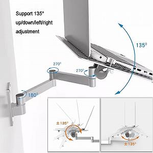 Регулируемая Подставка для Ноутбука с Вращением на 360 synthetic.ua - Фото 1