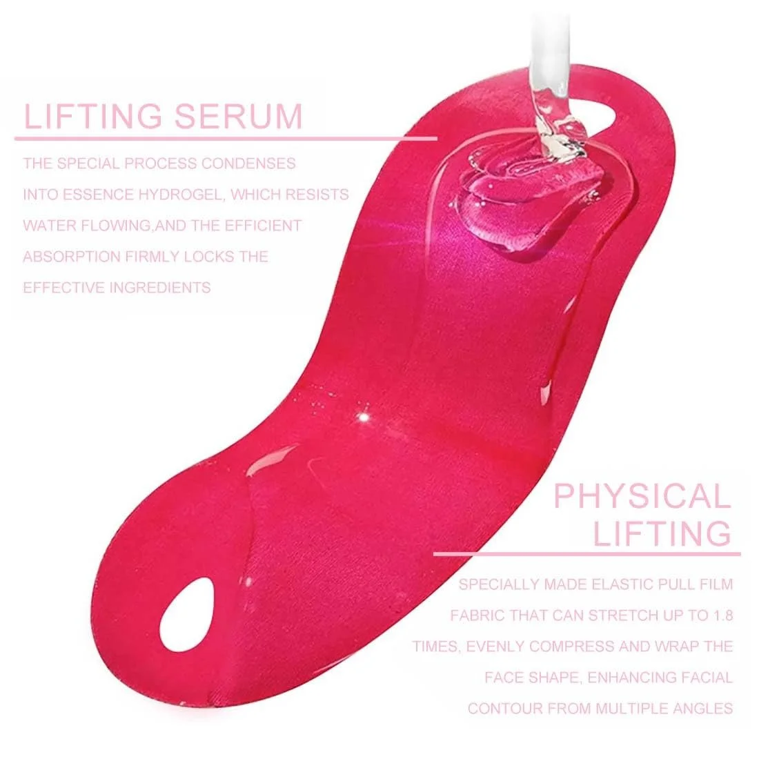 Маска Колагенова Для Підтяжки Обличчя V-Line, З Ретінолом, 3 шт, фото №4