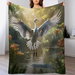 Покривало Kranich Фланелева Покривало для дивану - Фото 1