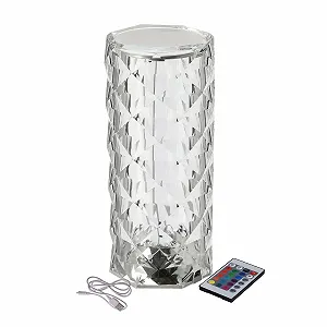 Настільна лампа HAC24 Touch LED Battery Crystal 9 x 21 см Colour Changing Remote Control - Фото 1