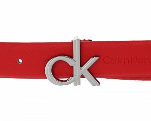 Ремень Calvin Klein CK Logo W80 Vibrant Coral, яркий коралловый synthetic.ua - Фото 1