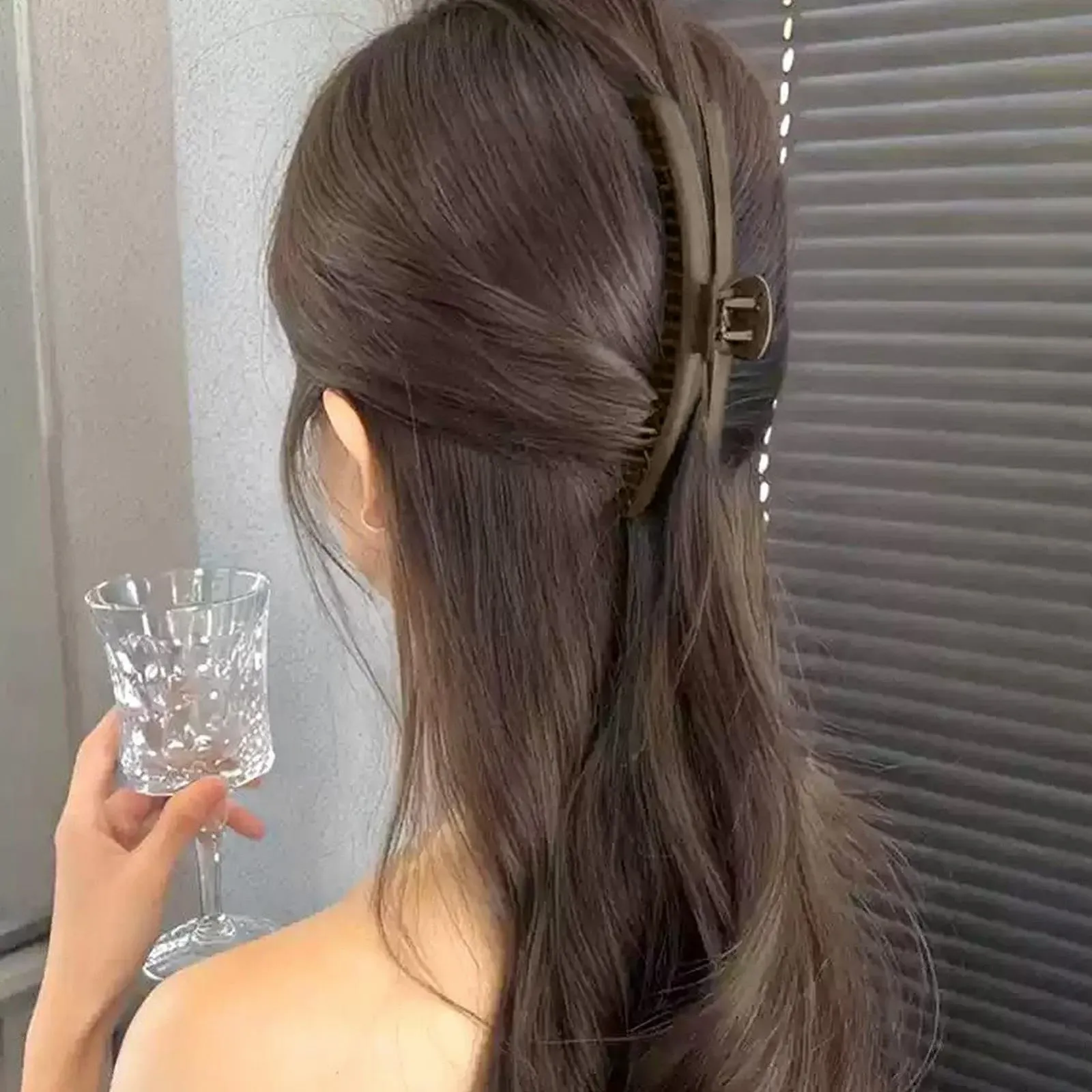 Заколки для волос Женские банановые заколки для волос Klaue Маленькие заколки для волос 4 шт Большие палочки Тонкие броши Сильная фиксация, фото №2