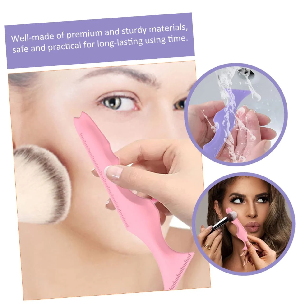 Інструмент Силіконова лінійка для краси DOITOOL, фото №6