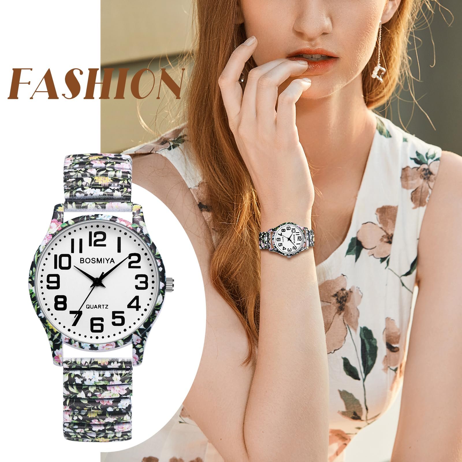 Жіночий наручний годинник OIDEA Еластичний Богемний, фото №5