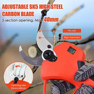 Секатор акумуляторний Електричний, бездротовий, перезаряджуваний synthetic.ua - Фото 1