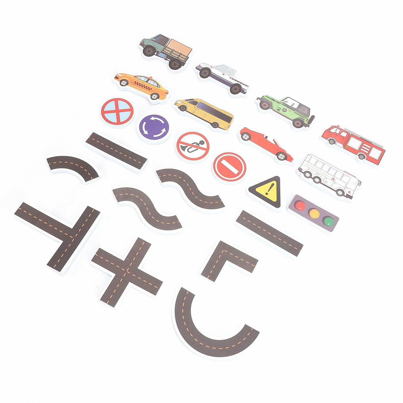 Пазл для ванни Cryfokt City Eva, набір з 23 штук, фото №7