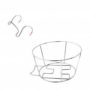 Підставка для квітів HEMOTON настінна нержавіюча сталь Сріблястий - Фото 1