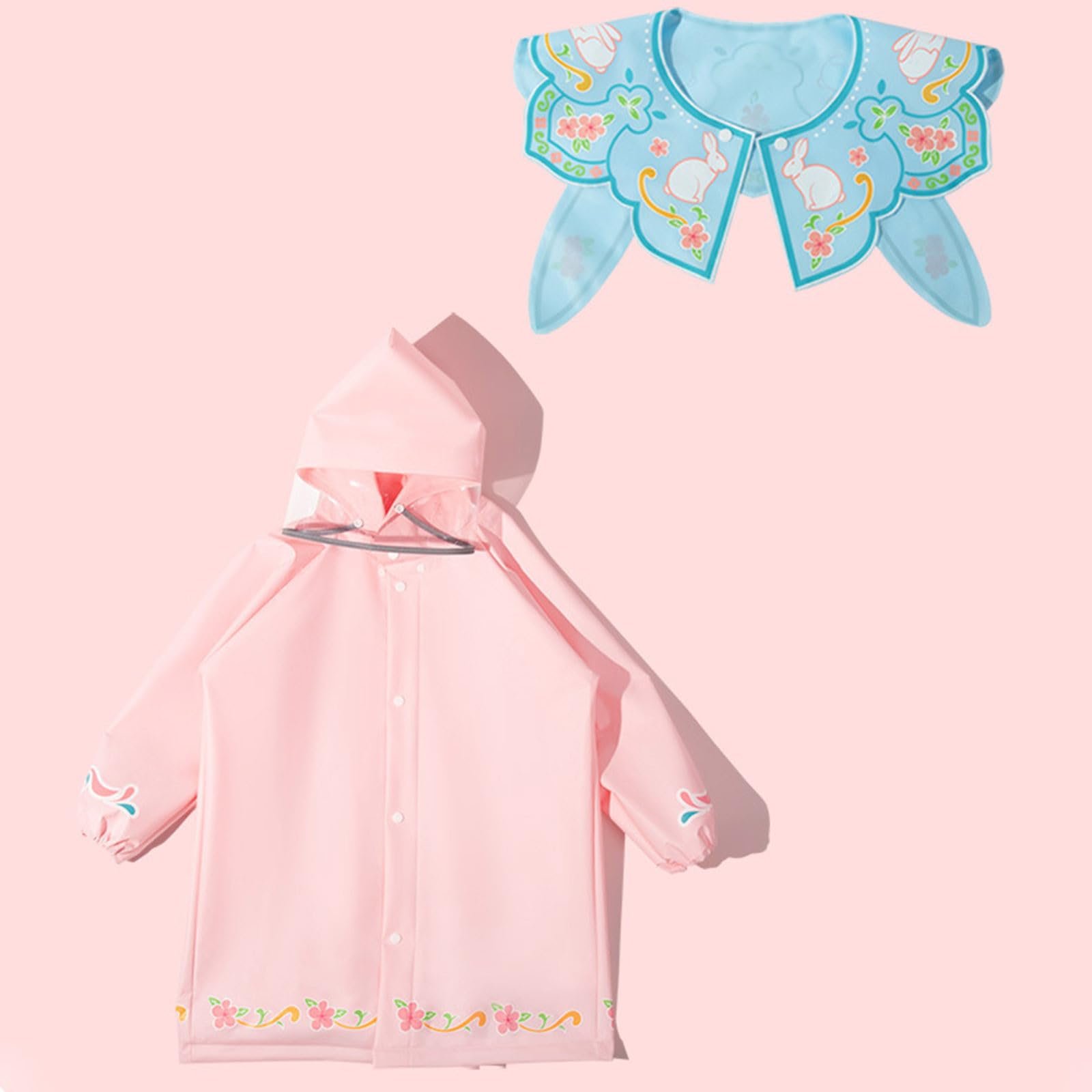 Дощовик Beokeuioe з капюшоном Дитячий Водонепроникний, фото №9