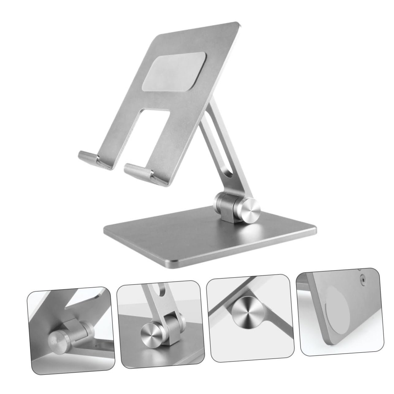 Подставка для ноутбука Operitacx складная с охлаждением, портативная подставка для ноутбука, нескользящая подставка для компьютера для дома, офиса и путешествий, плавно регулируемая, фото №9