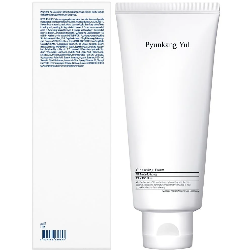 Пінка для вмивання Pyunkang Yul Cleansing Foam, щоденний засіб для обличчя для поглинання відмерлих клітин шкіри та забруднень з густою піною, фото №2 Пінка для вмивання Pyunkang Yul Cleansing Foam, щоденний засіб для обличчя для поглинання відмерлих клітин шкіри та забруднень з густою піною, фото №2