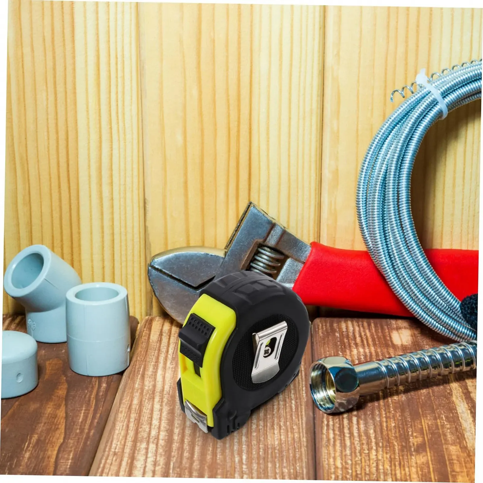 Рулетка Lurrose 5 м, углеродистая сталь, фото №5