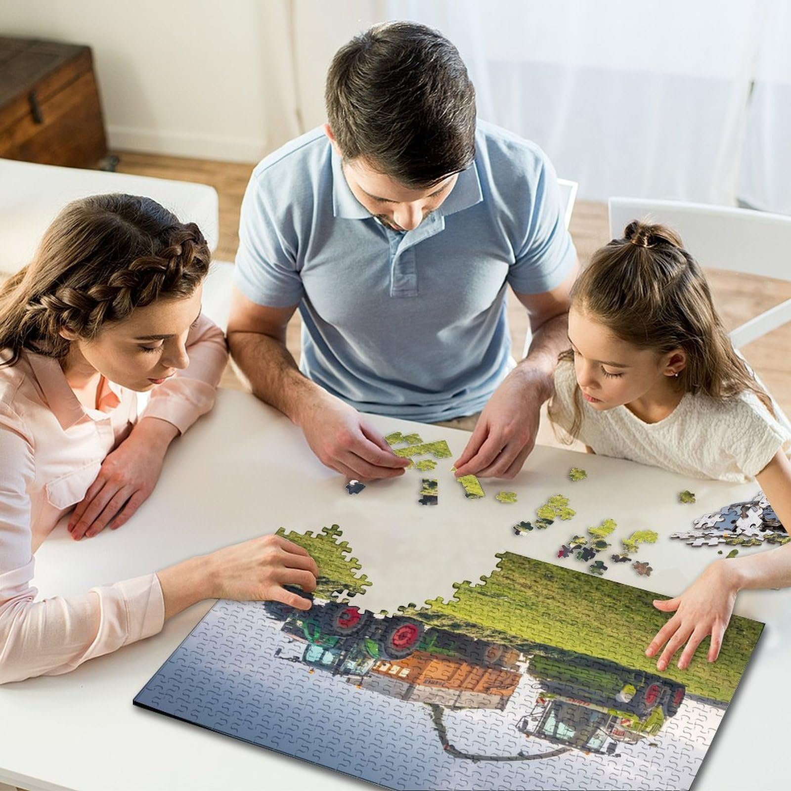 Пазл Claas Jaguar и Fendt Тракторы деревянный 500 деталей 52 x 38 см, фото №3 Пазл Claas Jaguar и Fendt Тракторы деревянный 500 деталей 52 x 38 см, фото №3