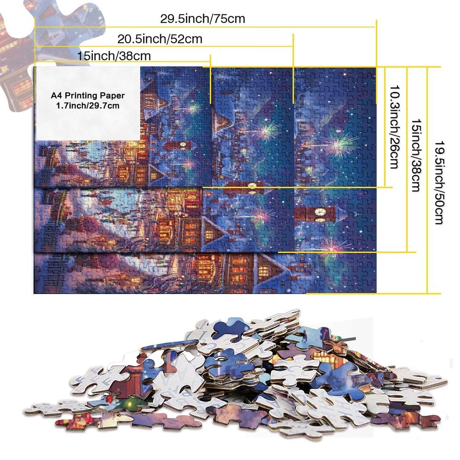 Пазл Christmas Tree 1000 деталей 38 x 26 см, фото №6