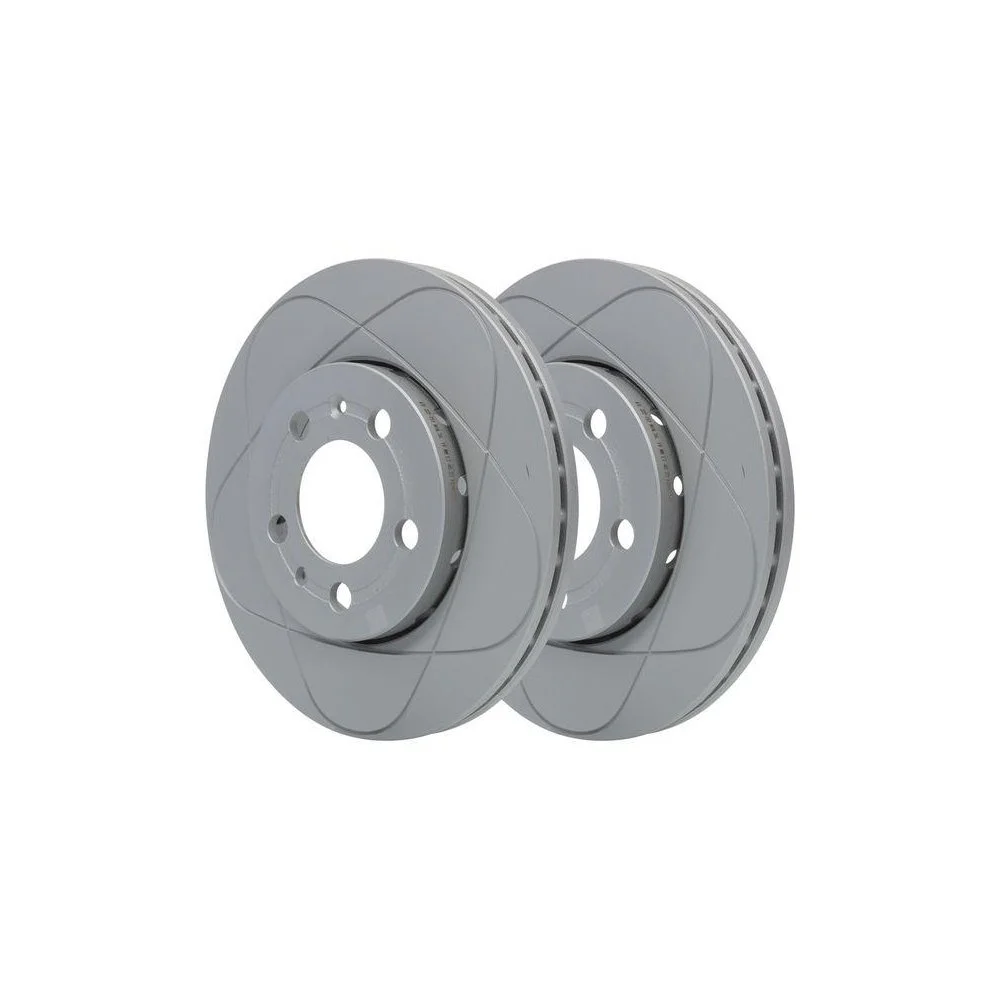 Гальмівний диск ATE PowerDisc 24.0322-0151.1 для SEAT SKODA VAG передня вісь, фото №1