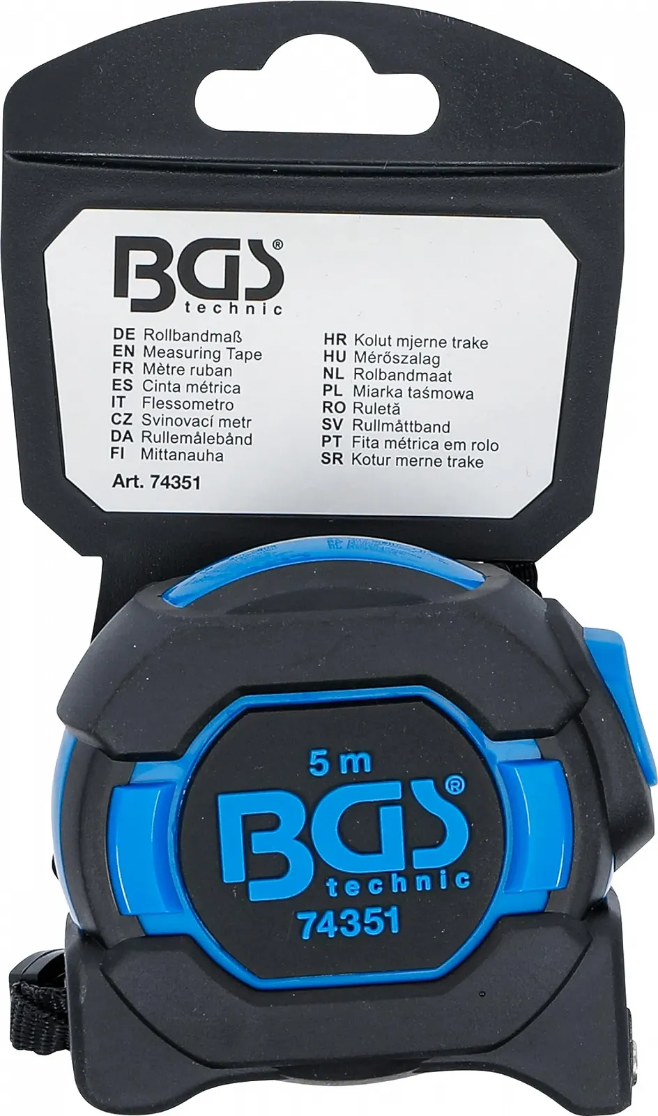 Рулетка BGS 19 мм x 5 м, фото №8 Рулетка BGS 19 мм x 5 м, фото №8