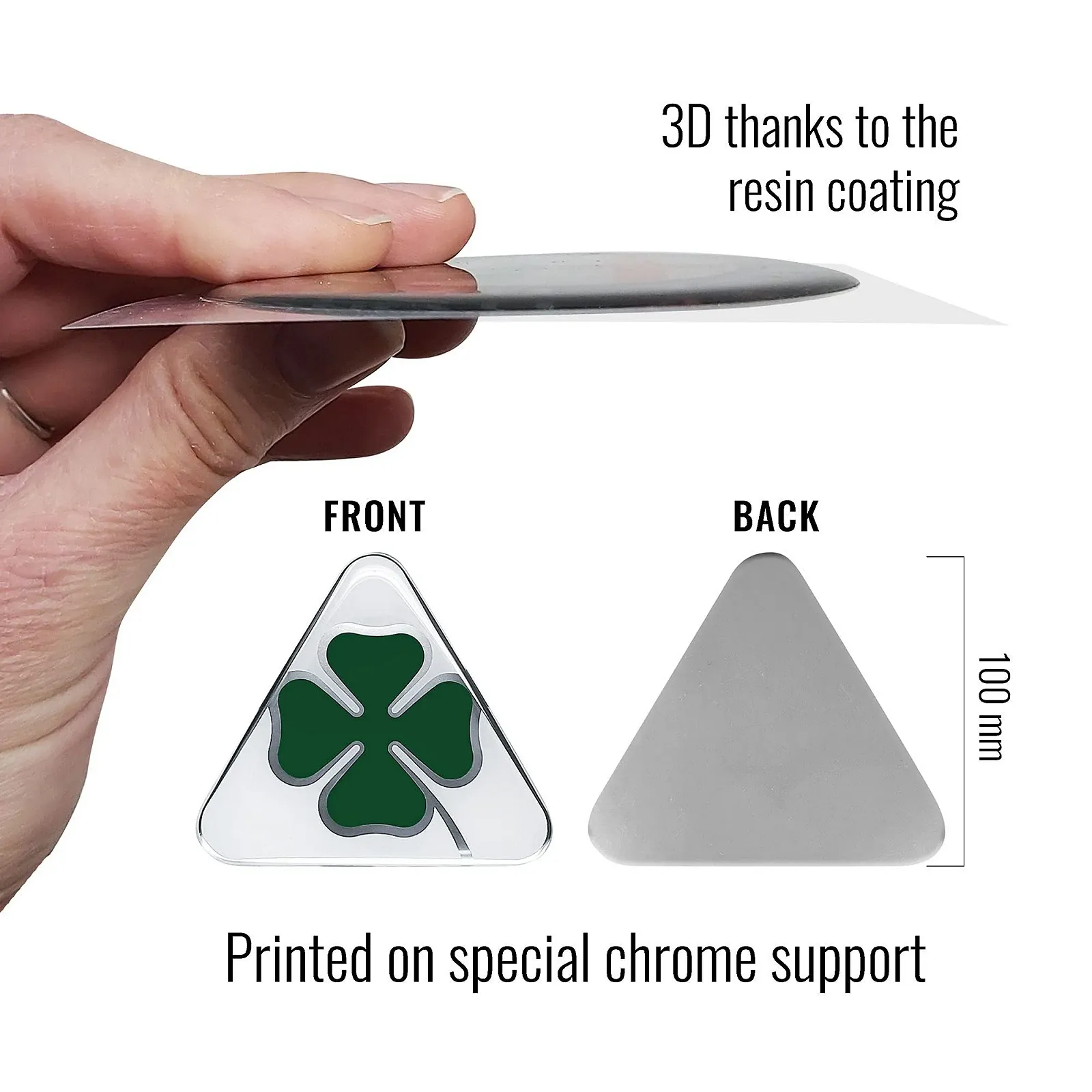 3D Наклейки Alfa Romeo 21839 Official Clover 10 см, фото №3 3D Наклейки Alfa Romeo 21839 Official Clover 10 см, фото №3