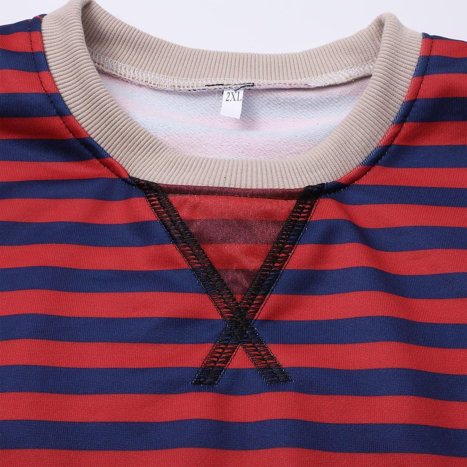 Жіноча Толстовка Unilarinna Oversized Смугастий, фото №6 Жіноча Толстовка Unilarinna Oversized Смугастий, фото №6