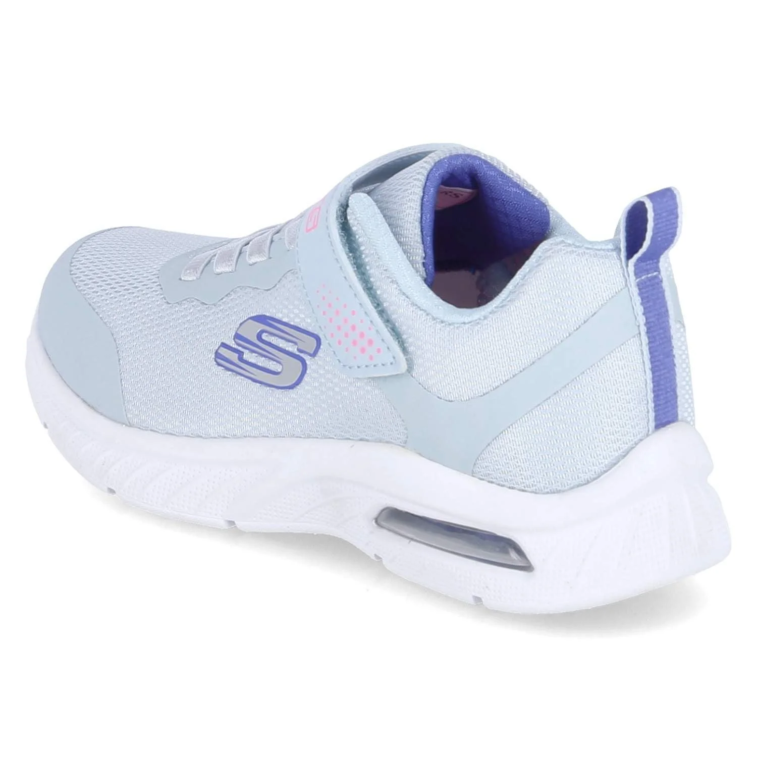 Кроссовки Skechers Microspec Max Plus Subtle Steps для девочек 303546L LTBL Голубой, фото №4