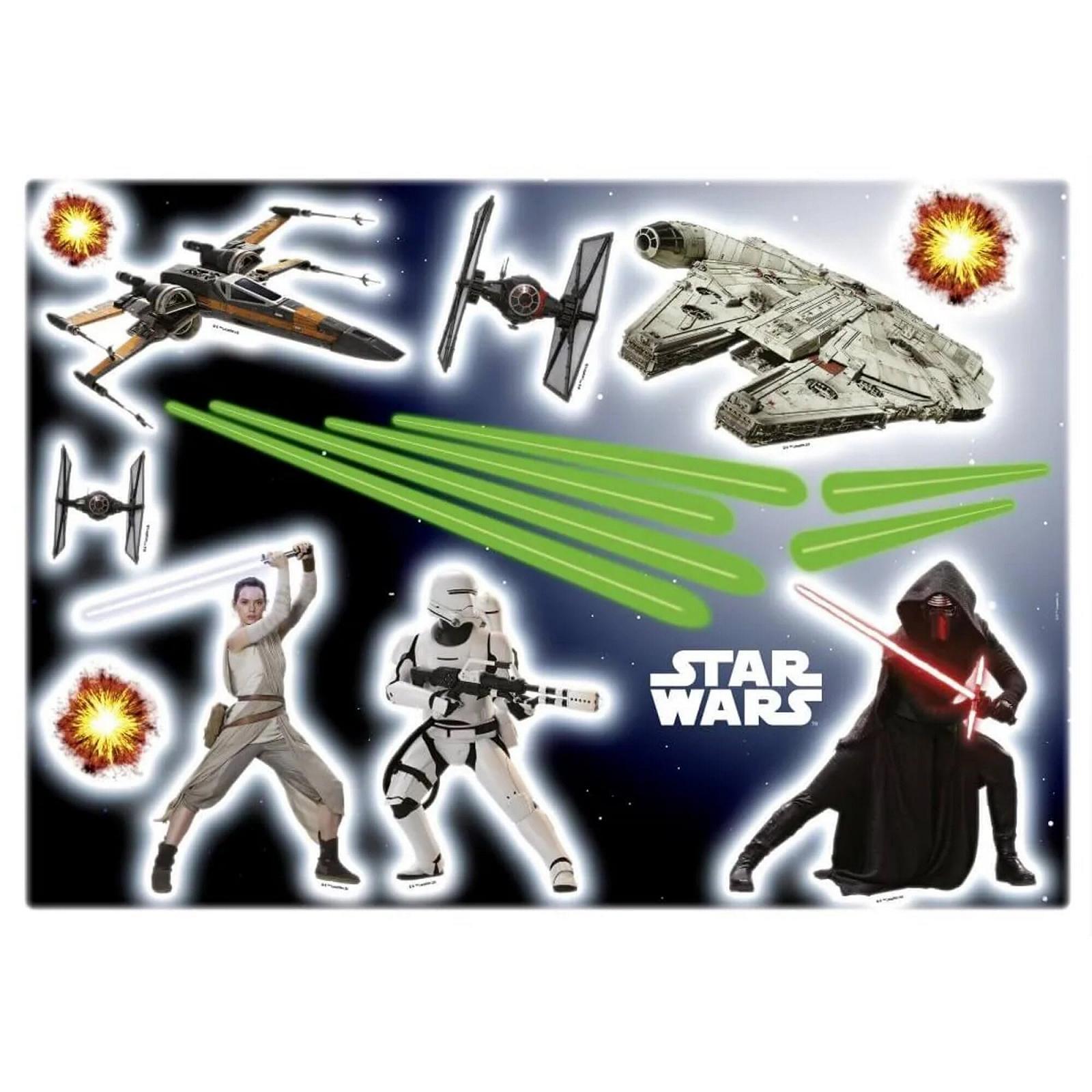 Наклейка на стену Komar Deco Sticker Star Wars 14001H Черный/Белый/Серый, фото №1
