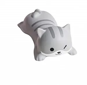 Ергономічний килимок для миші підставка під зап'ястя Cat 1 шт Сірий - Фото 1