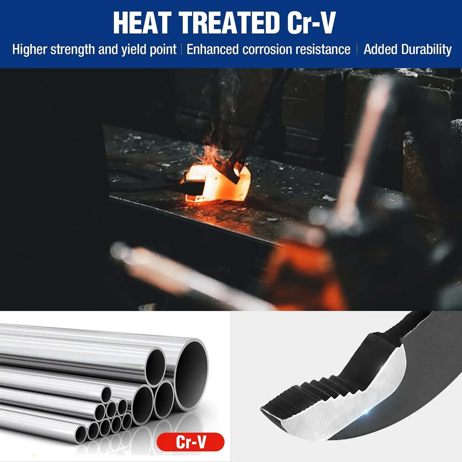 Водяные плоскогубцы WORKPRO Professional 180 мм Cr-V сталь Регулируемый быстросъемный механизм с пазом Макс. открытие 33 мм, фото №5 Водяные плоскогубцы WORKPRO Professional 180 мм Cr-V сталь Регулируемый быстросъемный механизм с пазом Макс. открытие 33 мм, фото №5