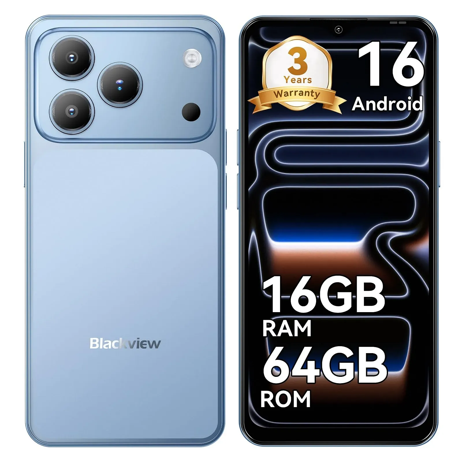 Смартфон Blackview Wave 7C 6.56" 16GB+64GB 5000 mAh 32MP 4G Dual SIM, фото №1 Смартфон Blackview Wave 7C 6.56" 16GB+64GB 5000 mAh 32MP 4G Dual SIM, фото №1