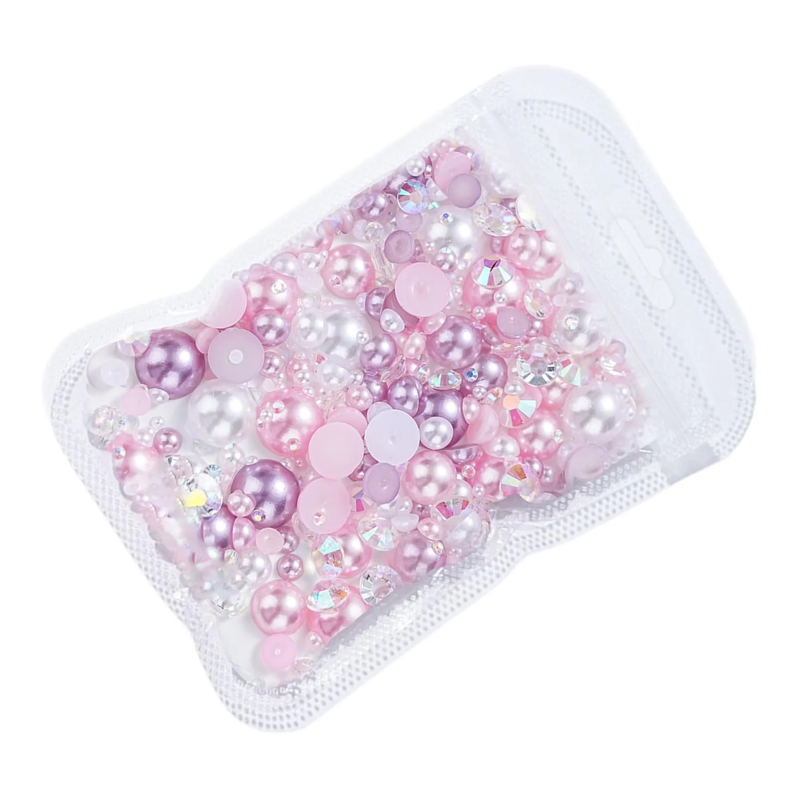 Напівкруглі перлини для нігтів з плоскою задньою стороною, фото №3