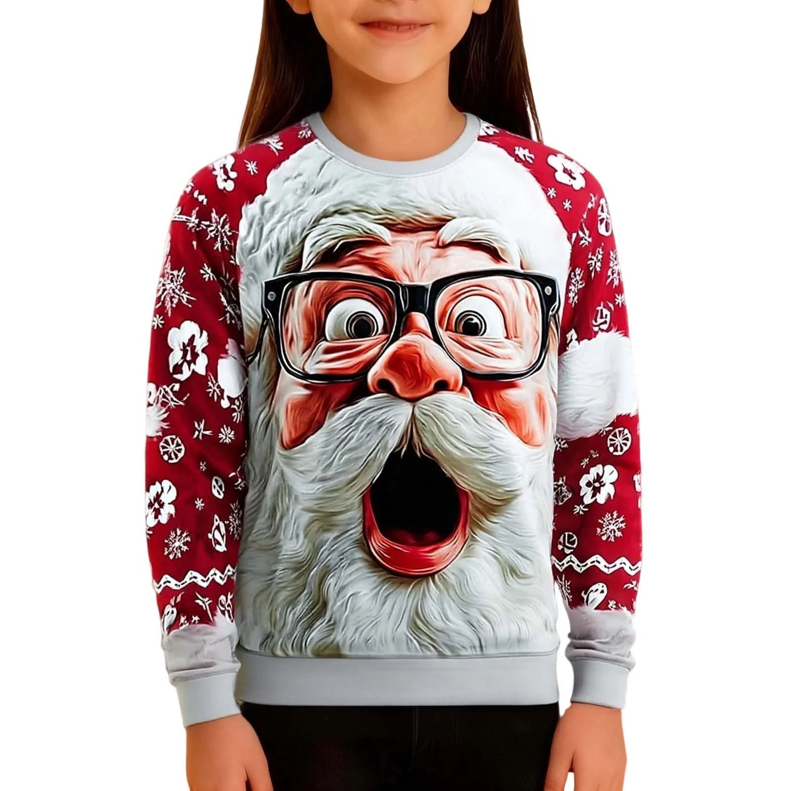 Світшот без капюшона та дівчаток на Різдво, фото №7