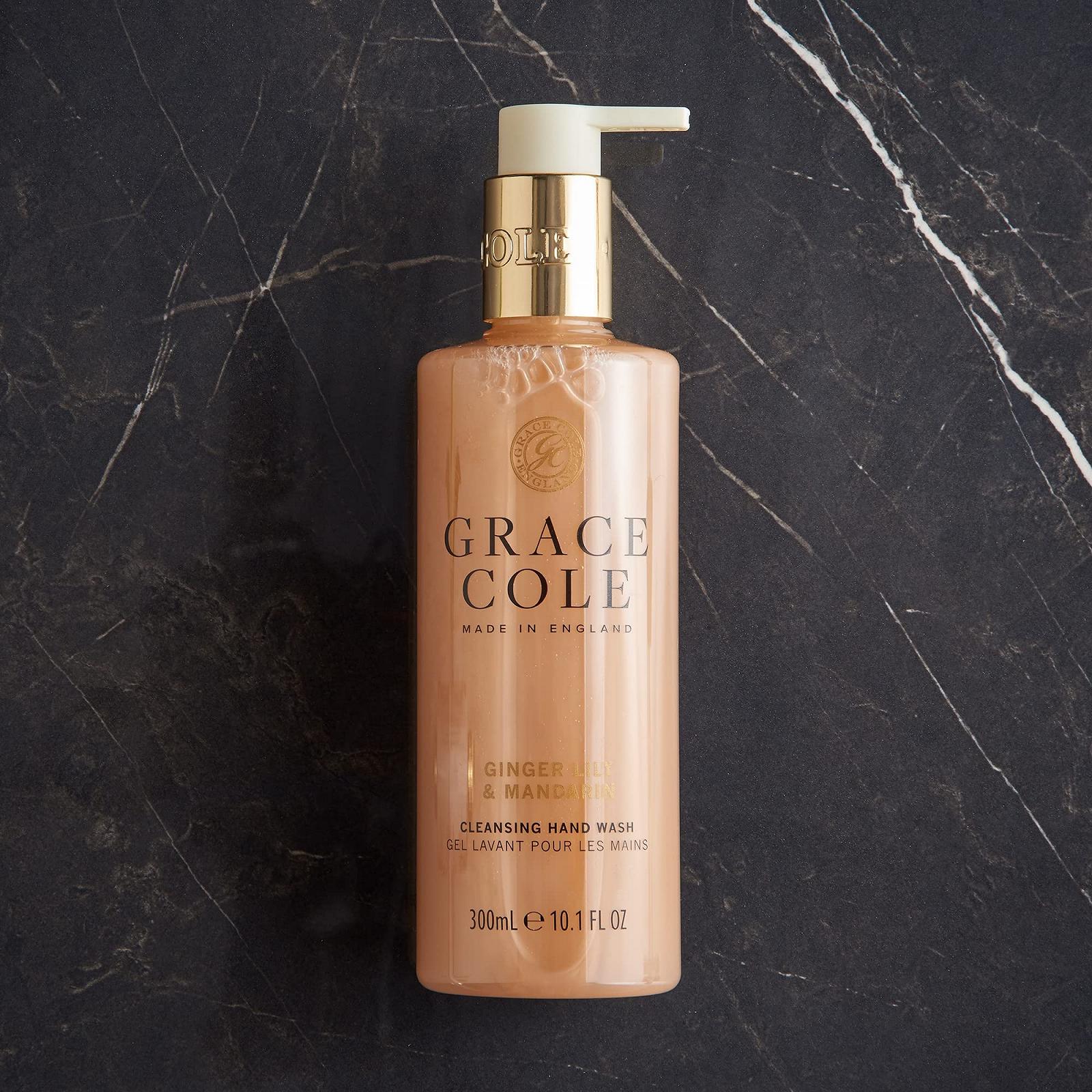 Рідке мило для рук Grace Cole Ginger Lily & Mandarin зволожувальне та живильне 300 мл, фото №5 Рідке мило для рук Grace Cole Ginger Lily & Mandarin зволожувальне та живильне 300 мл, фото №5