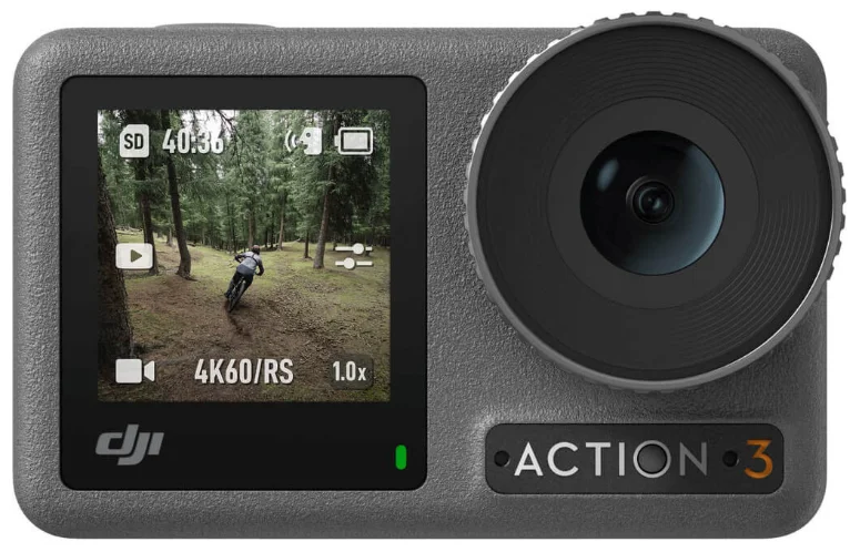 Экшн-камера DJI Osmo Action 3 Standard Combo / 120fps / Wi-Fi / Влагозащищенная / Черно-серый, фото №1