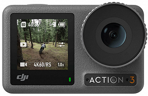Екшн-камера DJI Osmo Action 3 Standard Combo / 120fps / Wi-Fi / Вологозахищена / Чорно-сірий - Фото 1