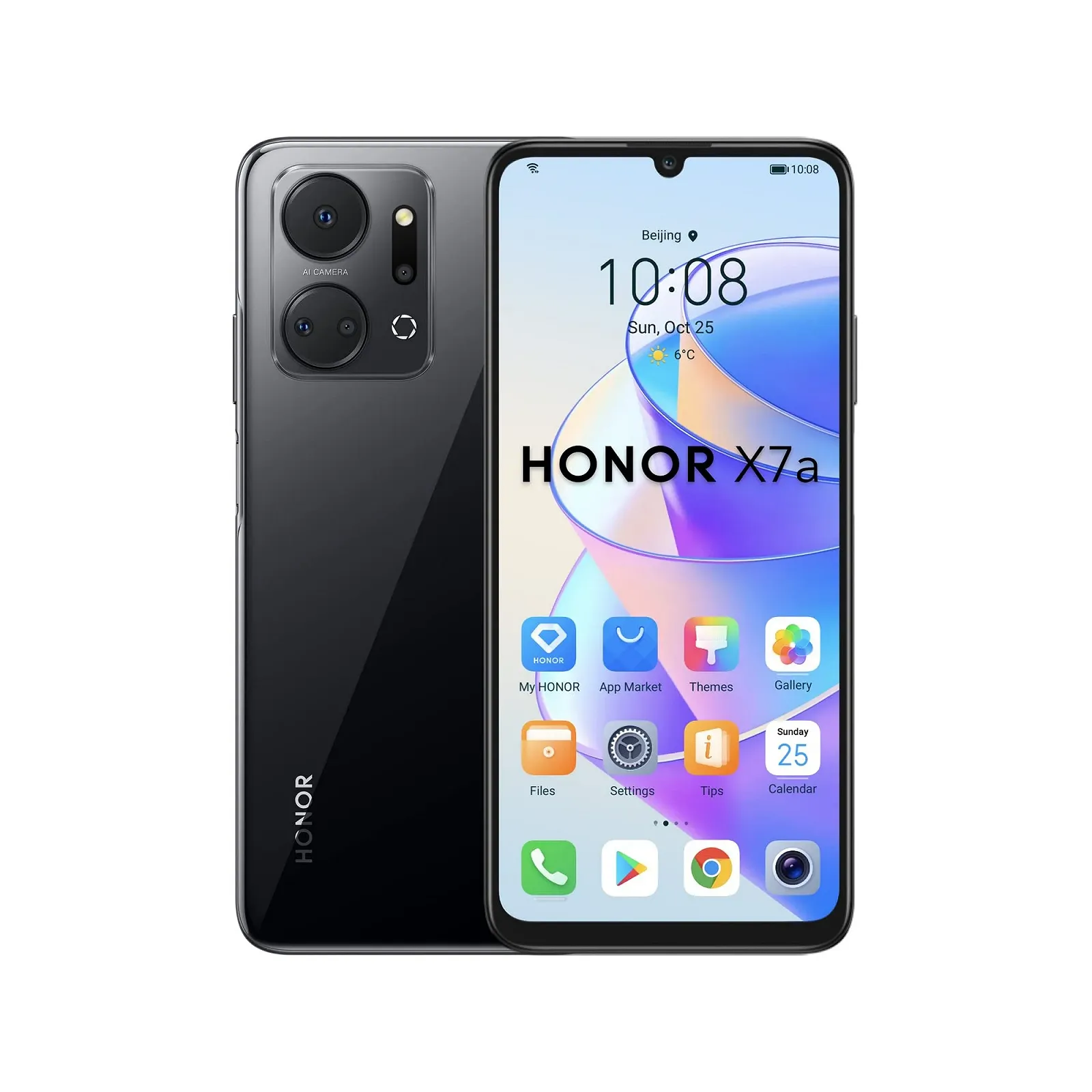 Смартфон Honor X7a 4/128GB Dual SIM Midnight Black, фото №1 Смартфон Honor X7a 4/128GB Dual SIM Midnight Black, фото №1