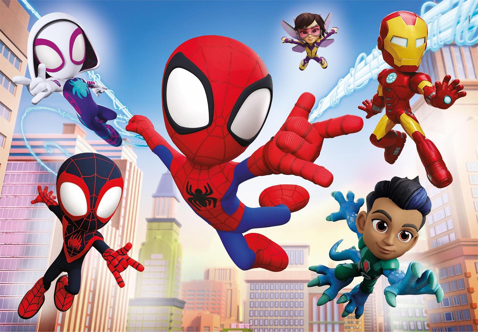 Пазл Clementoni Marvel Spidey and His Amazing Friends Supercolour 2x60 елементів (21625), фото №4