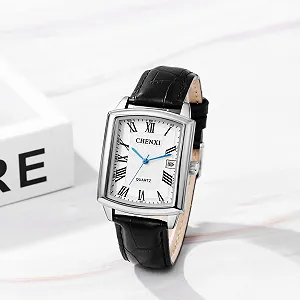 Чоловічий годинник JewelryWe Кварцовий Аналоговий Календар 30 м Водонепроникний synthetic.ua - Фото 1