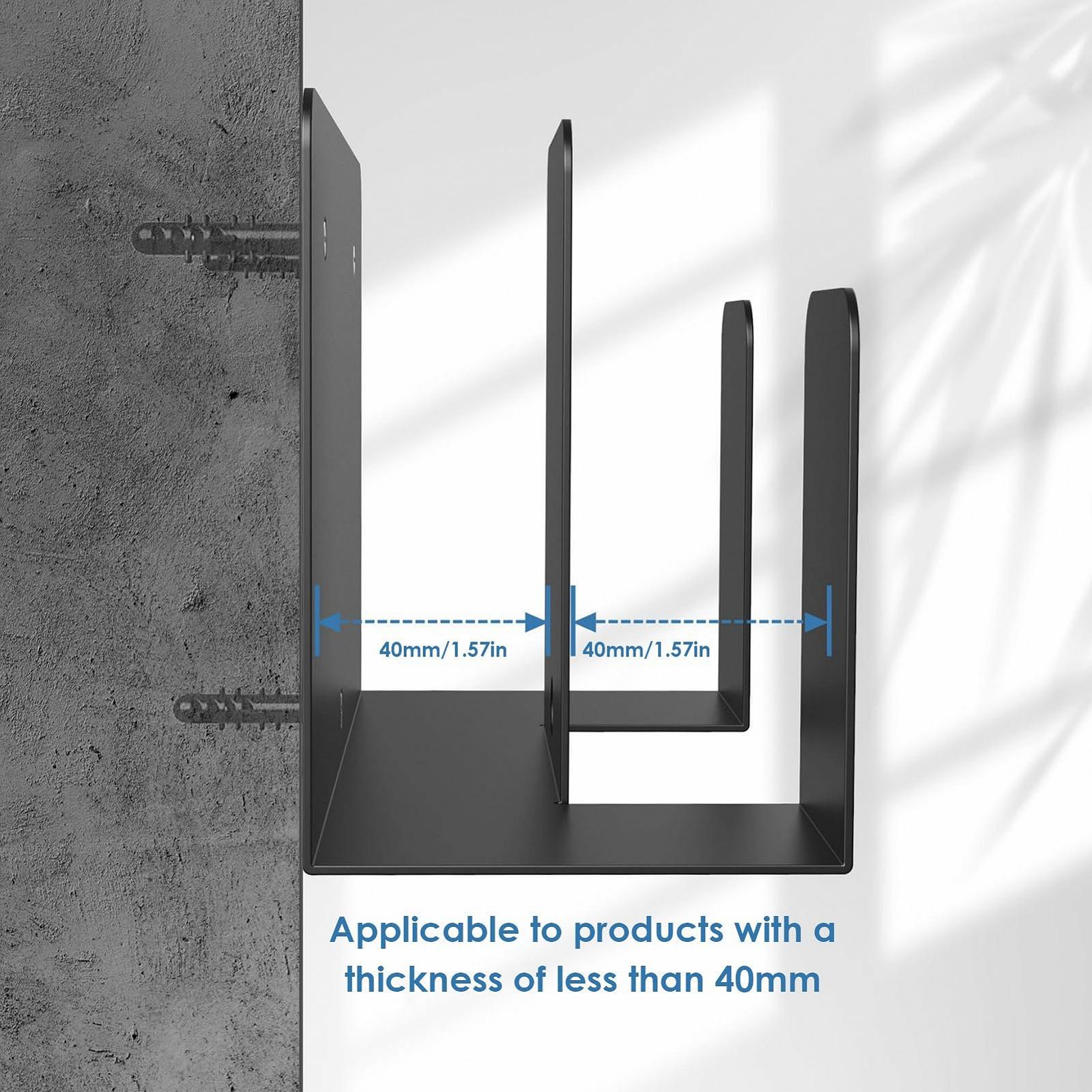 Настенный держатель для ноутбука Многофункциональная подставка для компьютера, настенный кабельный органайзер, металлический держатель для ноутбука и клавиатуры, компактная настенная полка, фото №5 Настенный держатель для ноутбука Многофункциональная подставка для компьютера, настенный кабельный органайзер, металлический держатель для ноутбука и клавиатуры, компактная настенная полка, фото №5