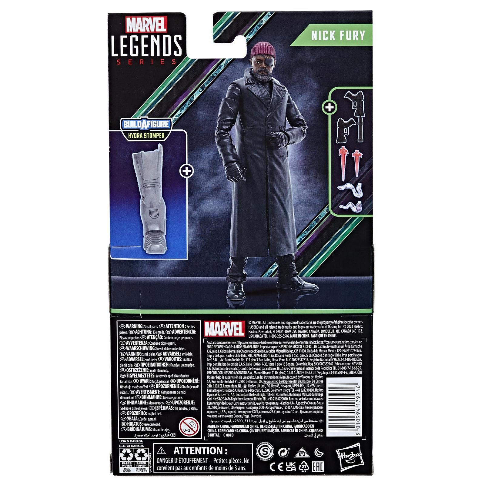 Фігурка Action Hasbro Marvel Legends Series Nick Fury 15 см, фото №4