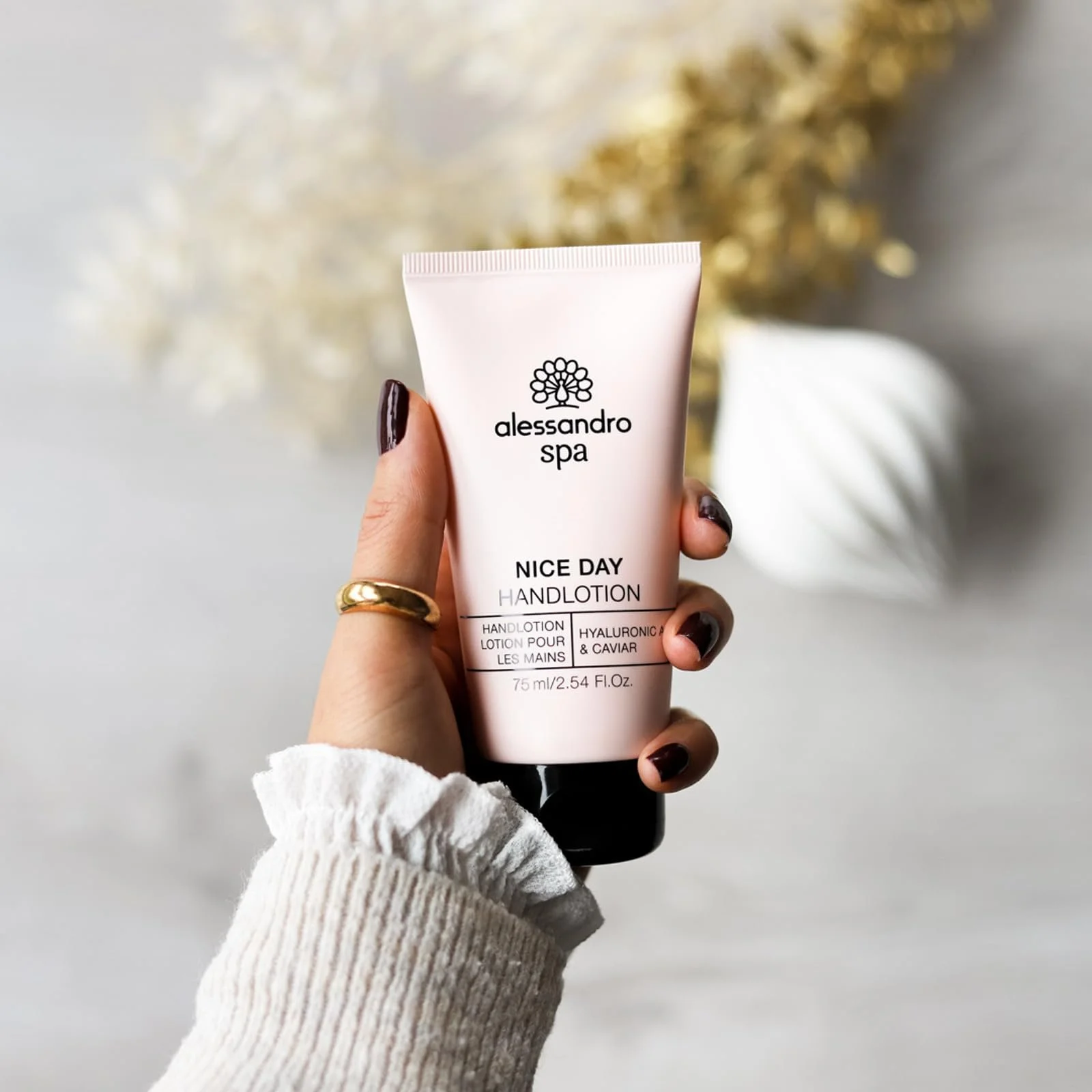 Крем для рук Alessandro Spa з гіалуроновою кислотою та ікрою, 75 мл, фото №3
