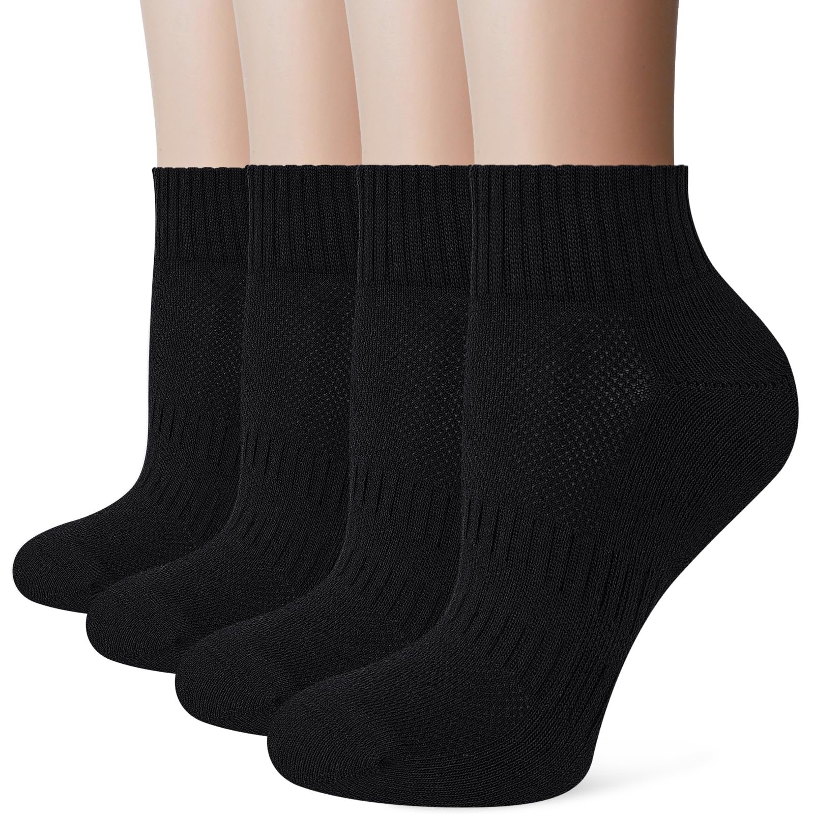 Шкарпетки спортивні жіночі для бігу, потовщені, 4 пари, фото №1