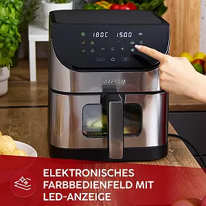 Мультипечь MPM MFR-10M/WiFi 6 л корзина 2.3 л противень Wi-Fi LED панель synthetic.ua - Фото 1